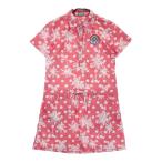 CUARTO UNITEDk Alto united короткий рукав One-piece точка × cocos nucifera. дерево общий рисунок розовый серия L Golf одежда женский 