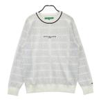 TOMMY HILFIGER GOLF Tommy Hilfiger Golf длинный рукав вязаный свитер оттенок белого L Golf одежда мужской 