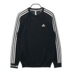 ADIDAS GOLF Adidas Golf HG8316 шерсть . вязаный свитер s Lee полоса оттенок черного M Golf одежда мужской 