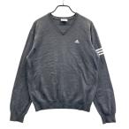 ADIDAS GOLF Adidas Golf IC361 длинный рукав вязаный свитер серый серия O Golf одежда мужской 