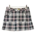 ショッピングサマンサタバサ SAMANTHA THAVASA サマンサタバサ UNDER25 ストレッチ プリーツスカート チェック柄 ピンク系 M ゴルフウェア レディース