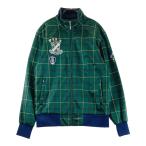 FILA GOLF filler Golf обратная сторона ворсистый склеивание длинный рукав жакет в клетку оттенок зеленого L Golf одежда мужской 