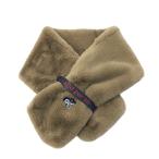 AND PER SE Anne Pas . мех muffler оттенок коричневого Golf одежда 