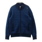 ADIDAS GOLF Adidas Golf adipure тепловое хранение вязаный Zip жакет общий рисунок темно-синий серия M Golf одежда мужской 
