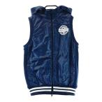 PEARLY GATES パーリーゲイツ  フード付き リバーシブル ジップベスト  ネイビー系 0 ゴルフウェア レディース