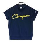 CHAMPION GOLF チャンピオンゴルフ  半袖モックネックTシャツ  ネイビー系 MEDIUM ゴルフウェア レディース