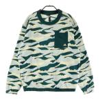 ADIDAS GOLF Adidas Golf флис длинный рукав футболка общий рисунок оттенок зеленого M Golf одежда мужской 