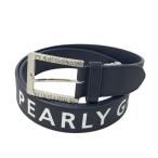 [ прекрасный товар ]PEARLY GATES Pearly Gates ремень Logo общий рисунок темно-синий серия Golf одежда 
