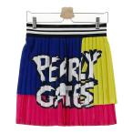 [ прекрасный товар ]PEARLY GATES Pearly Gates юбка в складку темно-синий серия 0 Golf одежда женский 