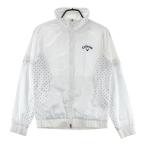 CALLAWAY Callaway 2WAY обратная сторона сетка Zip жакет оттенок белого M Golf одежда женский 