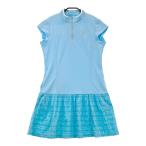 NEW BALANCE GOLF New balance 2024 год модели половина Zip короткий рукав One-piece пиксел Logo рисунок оттенок голубого 2 Golf одежда женский 