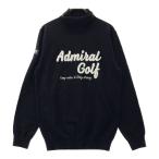ADMIRAL Admiral ta-toru шея вязаный свитер оттенок черного M Golf одежда мужской 