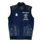 MUNSING WEAR Munsingwear одежда SG6531 обратная сторона ворсистый Zip лучший темно-синий серия M Golf одежда мужской 