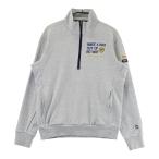 MUNSING WEAR マンシングウェア  ハーフジップ スウェットトレーナー  グレー系 M ゴルフウェア メンズ