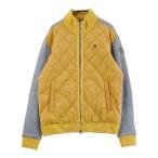 MUNSING WEAR Munsingwear одежда вязаный переключатель down Zip жакет стеганое полотно оттенок желтого L Golf одежда мужской 