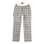 PEARLY GATES パーリーゲイツ  ロングパンツ 千鳥柄 ブラウン系 4 ゴルフウェア メンズ