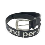 AND PER SE Anne Pas . ремень Logo общий рисунок темно-синий серия Golf одежда 