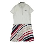 CALLAWAY Callaway короткий рукав One-piece полоса общий рисунок оттенок белого LL Golf одежда женский 