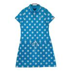 CALLAWAY Callaway короткий рукав One-piece гибискус рисунок оттенок голубого LL Golf одежда женский 