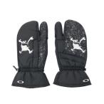 OAKLEY Oacley рукавица перчатка Skull вышивка общий рисунок оттенок черного FREE Golf одежда 