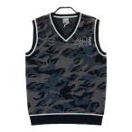 PUMA GOLF Puma Golf V шея вязаный лучший камуфляж рисунок оттенок черного M Golf одежда мужской 