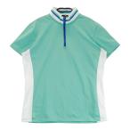 RLX ラルフローレン  ハーフジップ半袖Tシャツ  グリーン系 M ゴルフウェア レディース