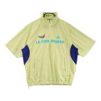 LE COQ GOLF Le Coq Golf половина Zip короткий рукав футболка оттенок зеленого L Golf одежда мужской 