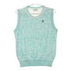 MUNSING WEAR Munsingwear одежда MEWNJA08 вязаный лучший общий рисунок оттенок зеленого L Golf одежда женский 