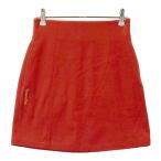 RESURRECTION leather re расческа .n2024 год модели юбка orange серия S Golf одежда женский 