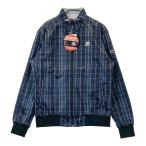[ новый товар ]FILA GOLF filler Golf с изнанки флис длинный рукав жакет в клетку оттенок черного L Golf одежда мужской 