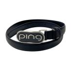 PING булавка пряжка ремень оттенок черного Golf одежда 