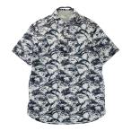 HONMA ホンマゴルフ  半袖ポロシャツ 総柄 ブラック系 M ゴルフウェア メンズ