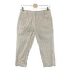 MUNSING WEAR Munsingwear одежда укороченные брюки полоса рисунок оттенок бежевого 13 Golf одежда женский 