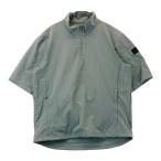 BEAMS GOLF Beams Golf 2024 год модели половина Zip короткий рукав блузон оттенок зеленого M Golf одежда мужской 