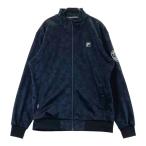 FILA GOLF filler Golf обратная сторона ворсистый склеивание длинный рукав жакет общий рисунок оттенок черного LL Golf одежда мужской 