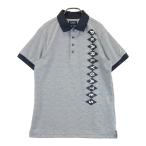 PEARLY GATES Pearly Gates 053-3260905 рубашка-поло с коротким рукавом общий рисунок серый серия 5 Golf одежда мужской 