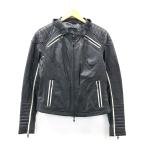 HARLEY DAVIDSON ハーレーダビッドソン 97103-15VW レザー ライダースジャケット  ブラック系 M バイクウェア レディース