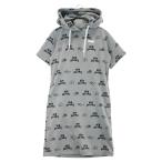 NEW BALANCE GOLF New balance с капюшоном . короткий рукав One-piece общий рисунок серый серия 0 Golf одежда женский 