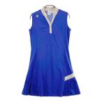 DESCENTE GOLF Descente Golf боковой плиссировать безрукавка One-piece лиловый серия M Golf одежда женский 