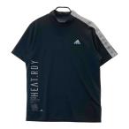 ADIDAS GOLF Adidas Golf HEAT.RDY с высоким воротником короткий рукав футболка оттенок черного O Golf одежда мужской 