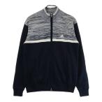 ADIDAS GOLF Adidas Golf N56307 тепловое хранение вязаный Zip жакет оттенок черного O Golf одежда мужской 