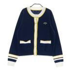 CALLAWAY Callaway вязаный кардиган темно-синий серия L Golf одежда женский 