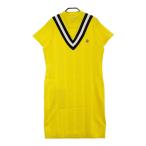 JACK BUNNY Jack ba колено короткий рукав вязаный One-piece оттенок желтого 2 Golf одежда женский 