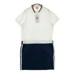 [ новый товар ]ARCHIVIOaruchibio короткий рукав Polo One-piece оттенок белого 40 Golf одежда женский 