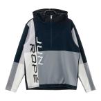 JUN&amp;ROPE Jun and Rope половина Zip Parker оттенок черного M Golf одежда женский 