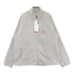 【新品】WIND AND SEA ウィンダンシー × SNOW PEAK WAS-JK-25AU702 ロゴ型押し 長袖 フリースジャケット  グレー系 XL メンズ
