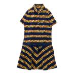 CALLAWAY Callaway задний Logo вышивка короткий рукав Polo One-piece orange рисунок темно-синий серия S Golf одежда женский 