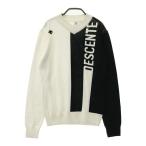 [ новый товар ]DESCENTE GOLF Descente Golf V шея длинный рукав вязаный свитер оттенок белого L Golf одежда женский 