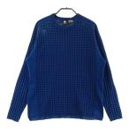 DESCENTE GOLF Descente Golf длинный рукав вязаный свитер в клетку темно-синий серия M Golf одежда мужской 