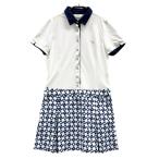ADABAT Adabat короткий рукав Polo One-piece оттенок белого 36 Golf одежда женский 